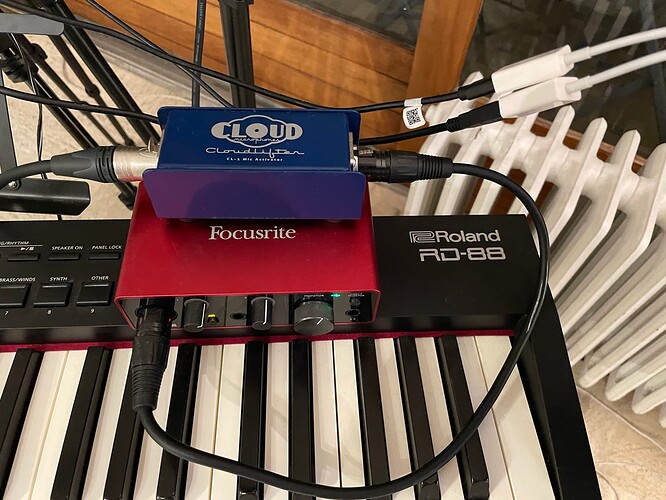 Cloudlifter and Focusrite Solo